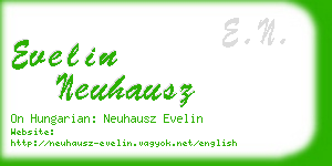 evelin neuhausz business card